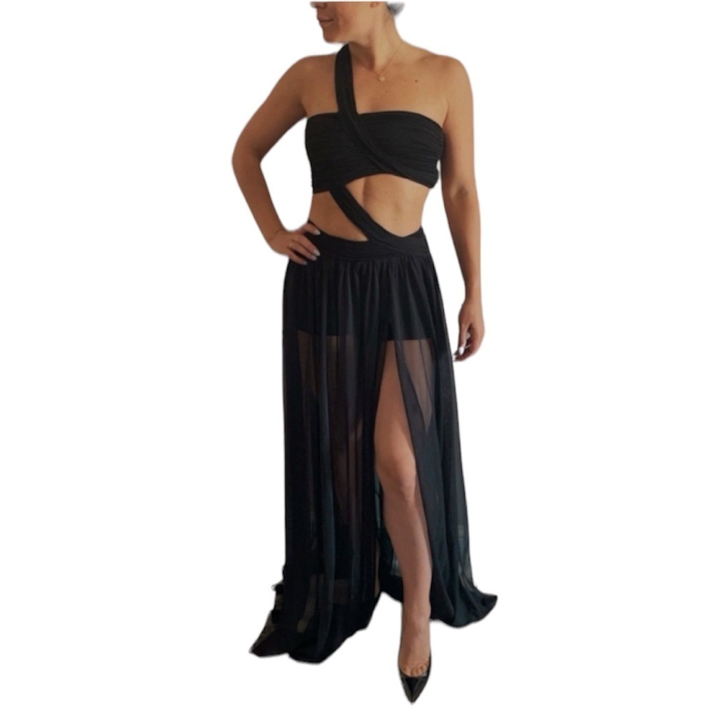 Jovani Black Evening Dress with Shorts